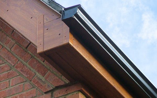 Fascias available in wood effect