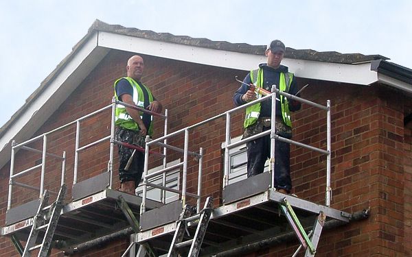 Fascias after installation