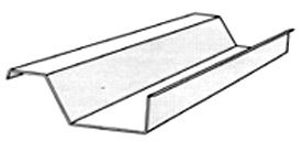 Drawing of finlock guttering